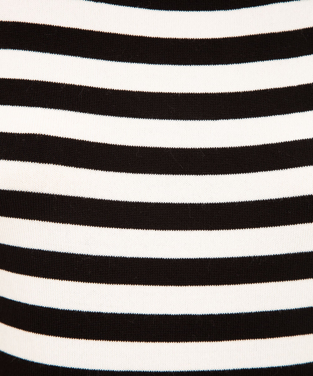 regata de tricot listrada mindset off white