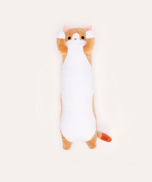 pelúcia de gato alongado colorido