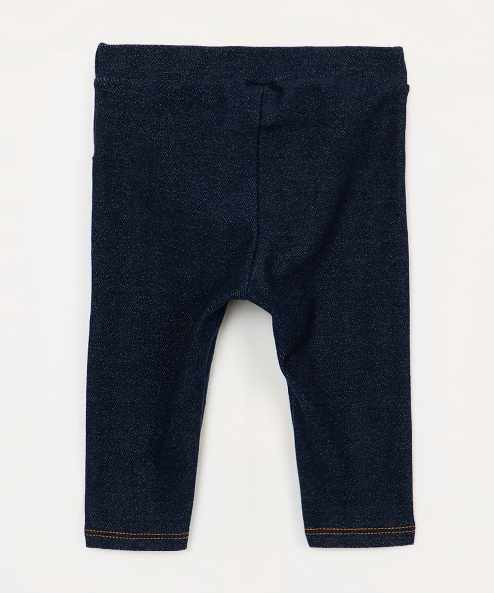 calça jeans infantil azul
