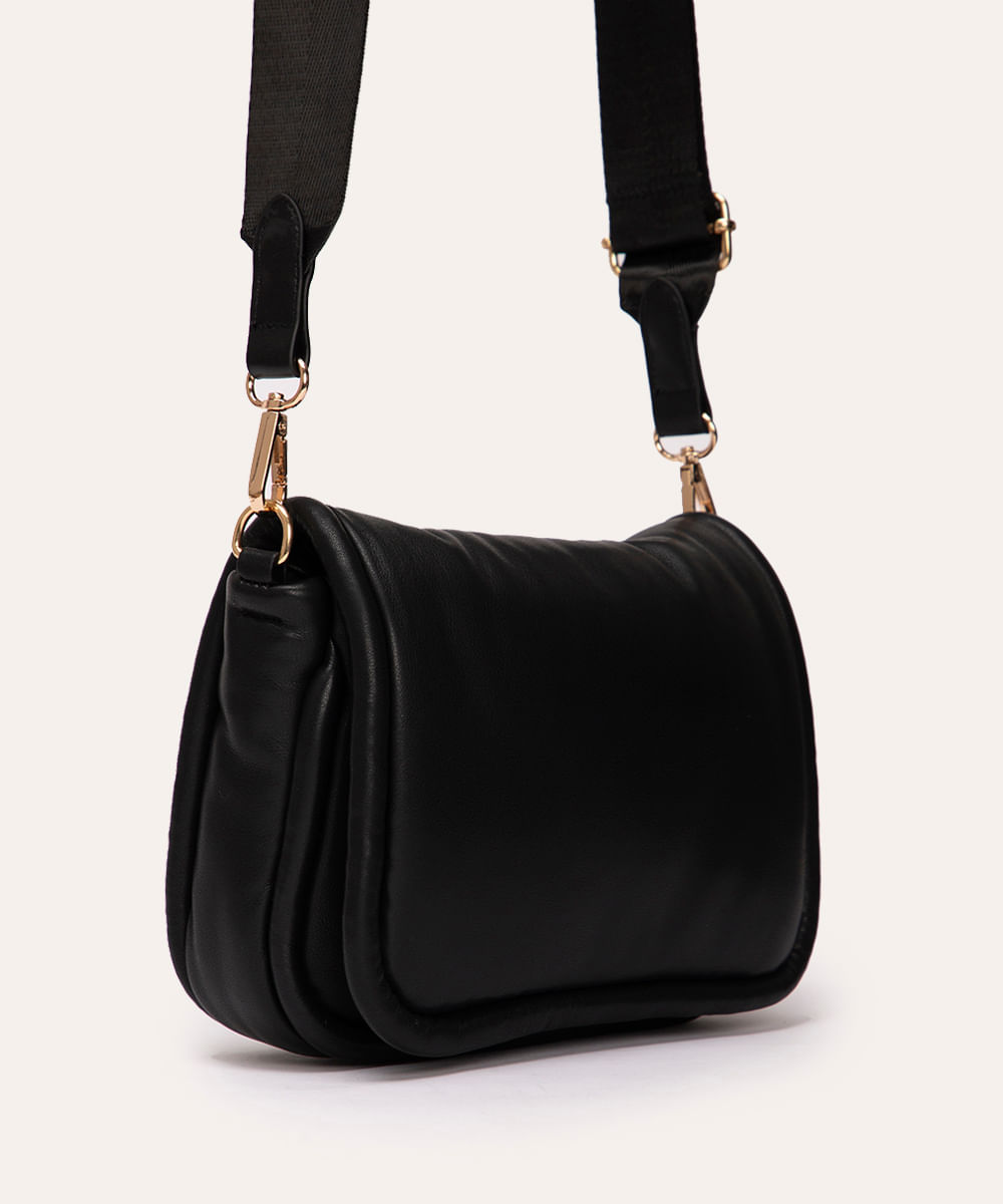 bolsa pillow crossbody preto