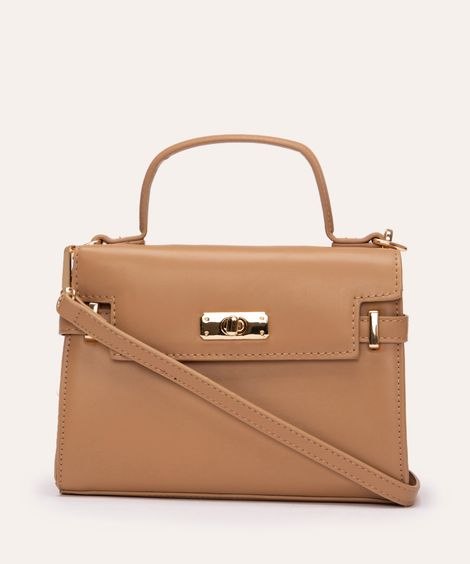 bolsa com alça transversal - nude