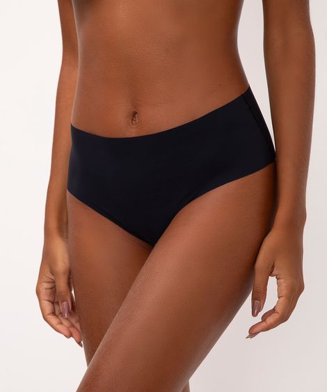 kit de 2 calcinhas caleçon corte a fio preto