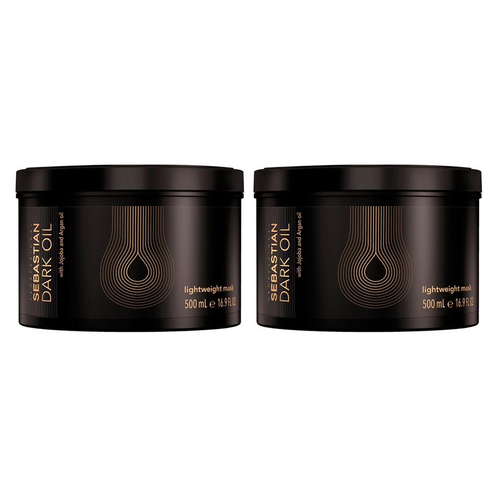 Kit Sebastian Professional Dark Oil Máscara de Brilho 500 ml - 2 Unidades