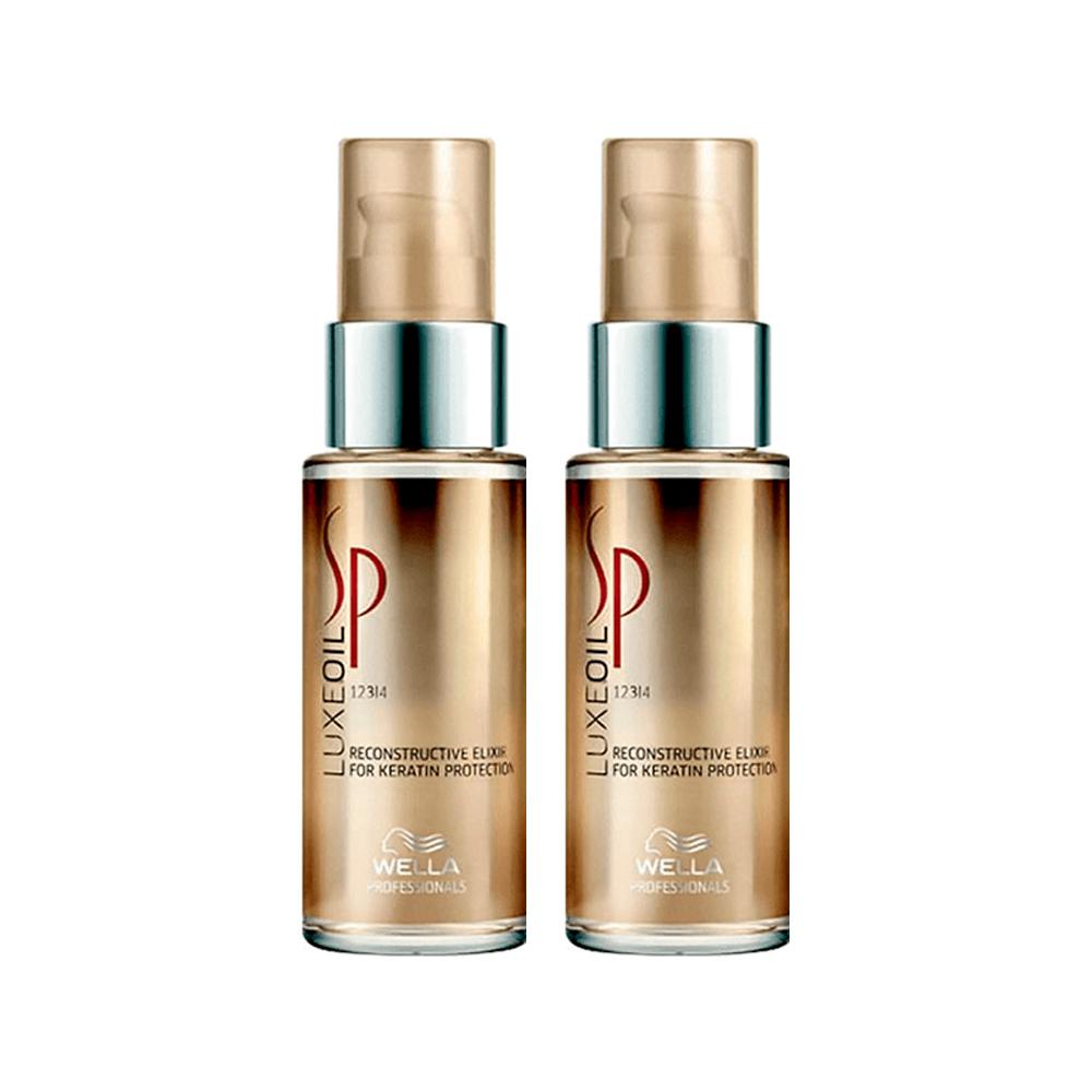 Kit SP System Professional Luxe Oil Elixir Keratin - Óleo Capilar 30 ml – 2 Unidades