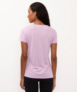 blusa esportiva ace manga curta lilás