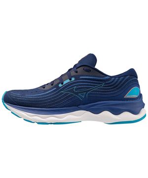 Tênis de Corrida Masculino Mizuno Wave Skyrise 4 Azul