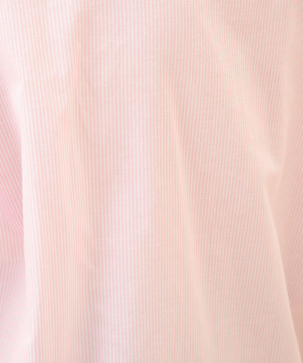 camisa listrada manga longa mindset rosa