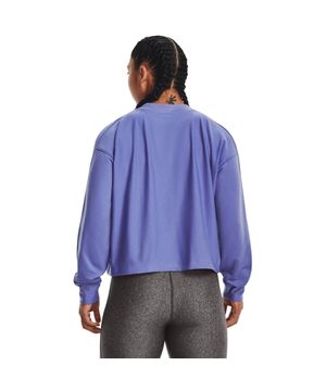 Moletom de Treino Feminina Under Armour Rival Terry Oversized Crw Azul