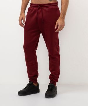 calça jogger esportiva ace vinho