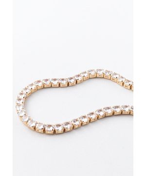 Pulseira Riviera Zircônias Dourado Salvatore Fashion