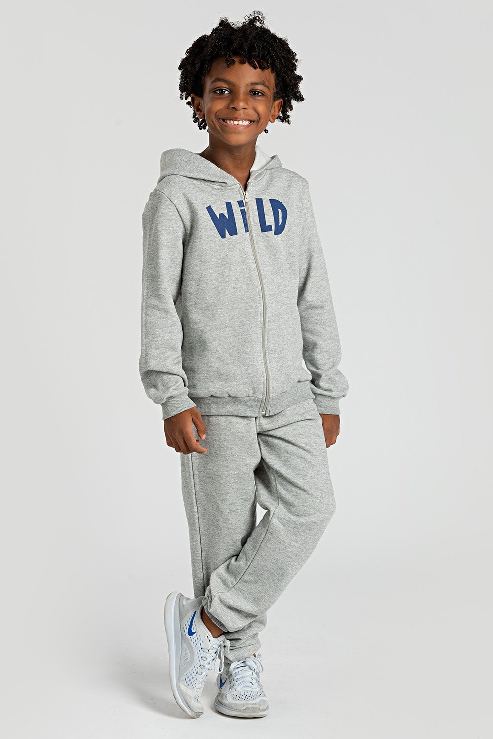 Conjunto Infantil Mescla de Moletom Wild Menor preço em Conjunto Infantil Mescla de Moletom Wild