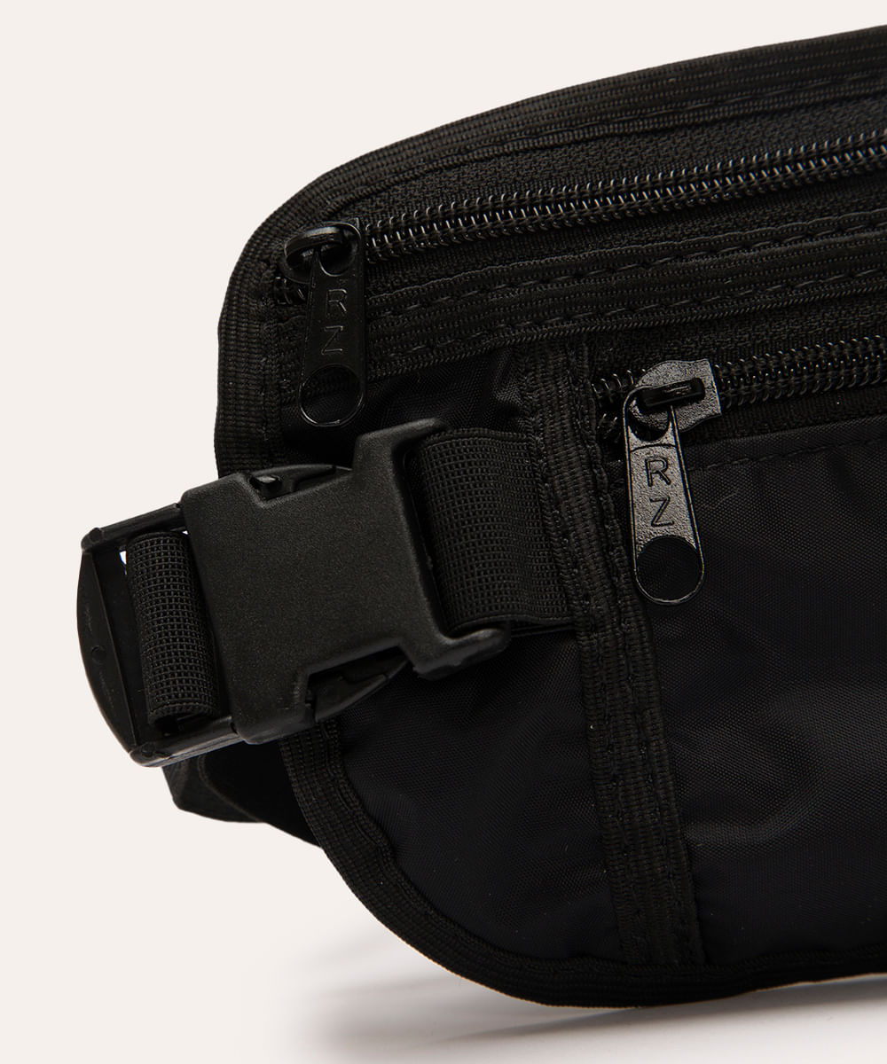 pochete doleira alça elástica preto