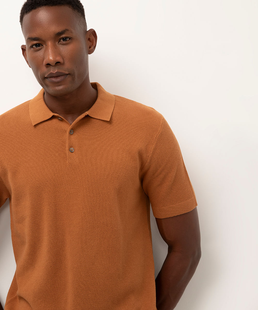 Rifle Azzurro Cotton Men's Polo main image 0