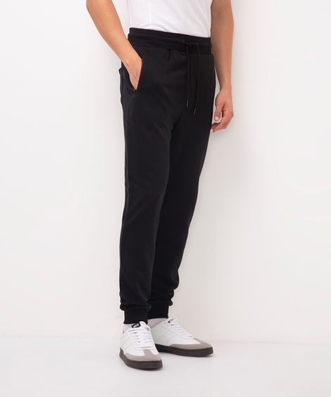 calça de moletom jogger - preto