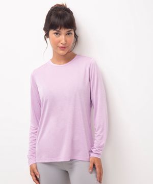 blusa básica esportiva ace lilás