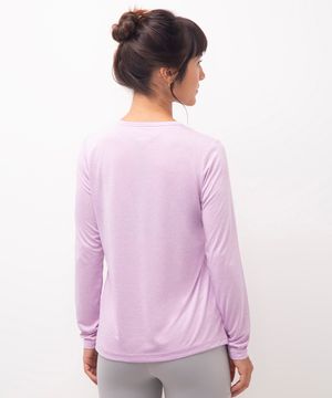 blusa básica esportiva ace lilás