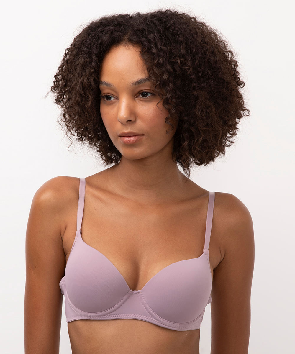 sutiã base com bojo roxo