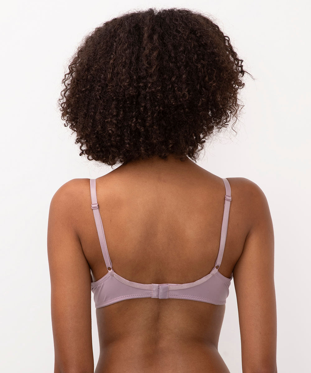 sutiã base com bojo roxo