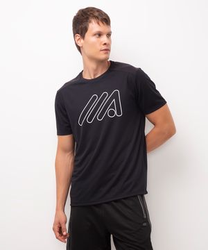 camiseta esportiva manga curta ace preto