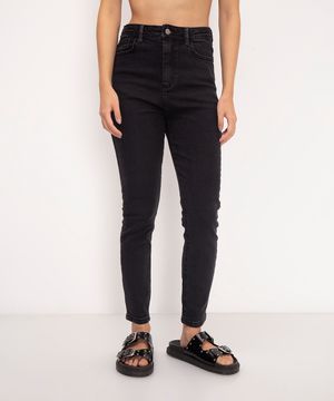 calça jeans super skinny 80's preta