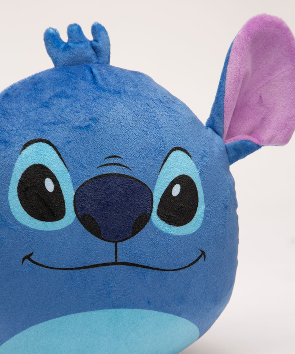 almofada infantil stitch azul