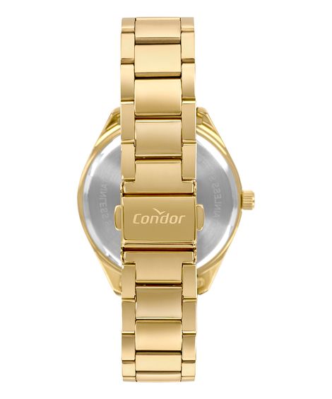 relógio feminino análogico condor copc1jbf-k4d dourado
