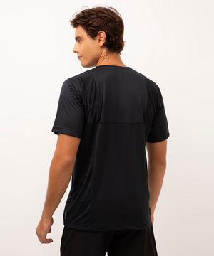 camiseta dry fit esportiva ace preto