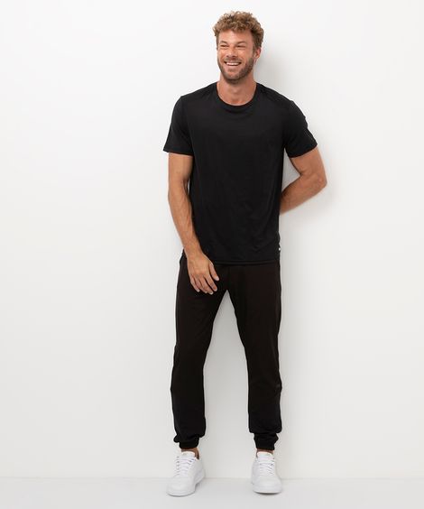 calça jogger esportiva preto