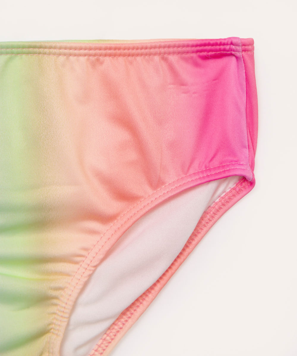 biquíni infantil tie dye proteção uv+ colorido