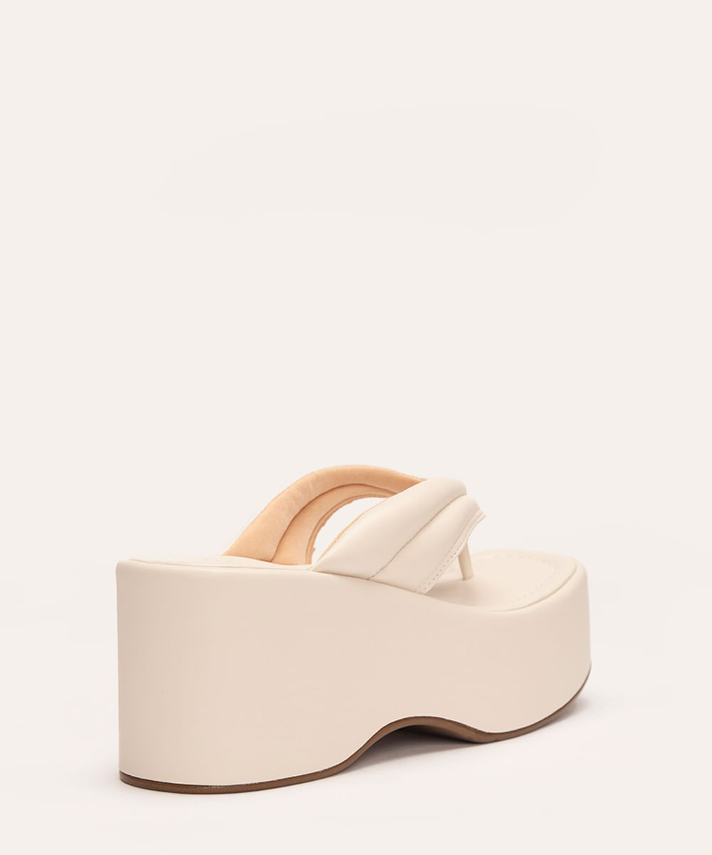 tamanco plataforma oneself off white