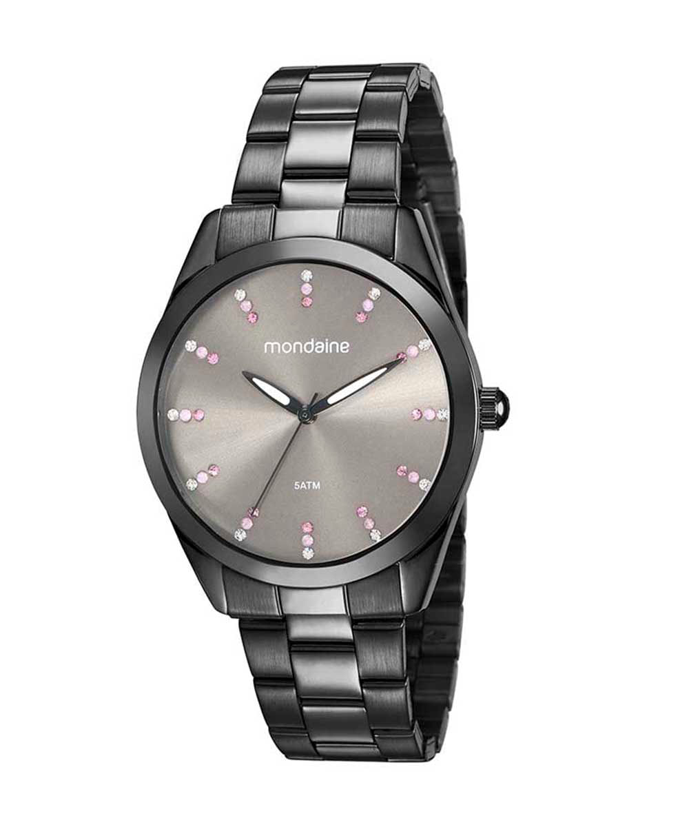 relógio mondaine analógico 53672lpmvpe2k2 preto