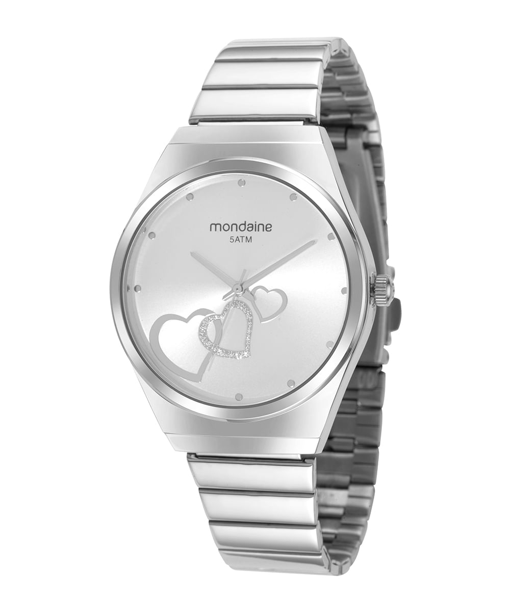 relógio mondaine analógico 32398l0mkne2kr prateado