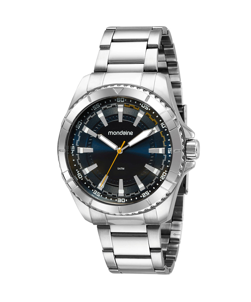 relógio mondaine analógico 32242g0mvne2kj prateado
