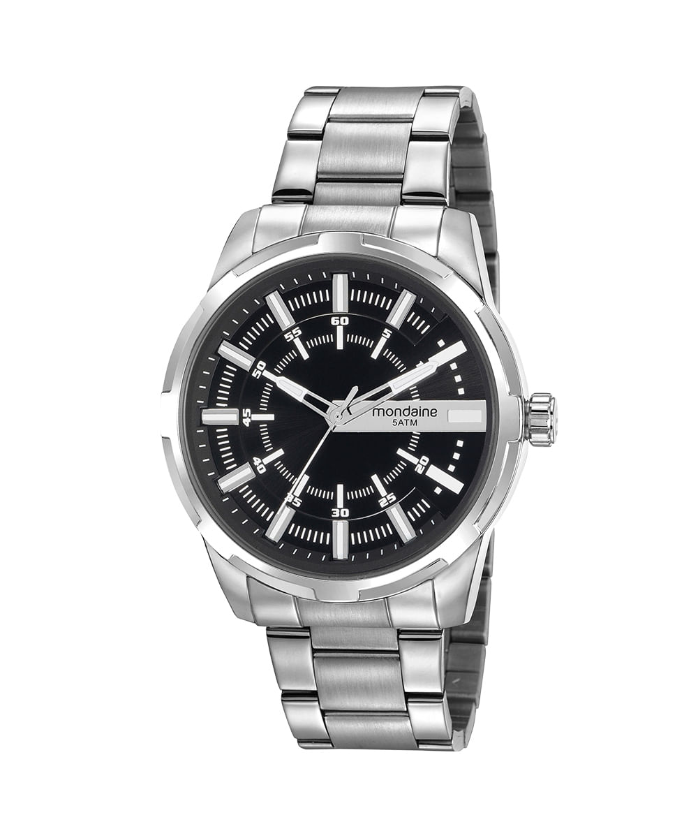 relógio mondaine analógico 99469g0mvne1kd prateado