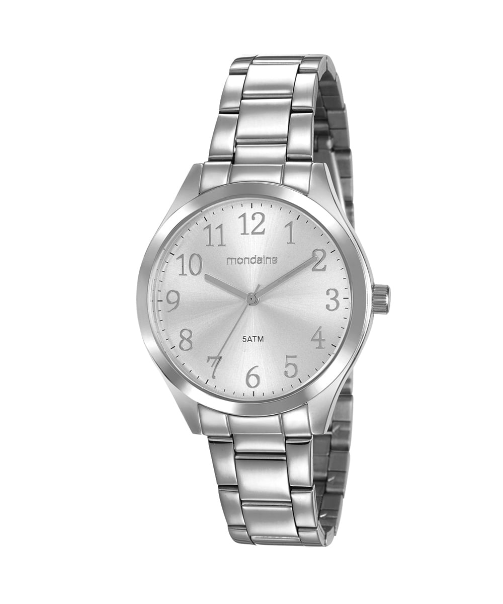 relógio mondaine analógico 99397l0mvne4kf prateado