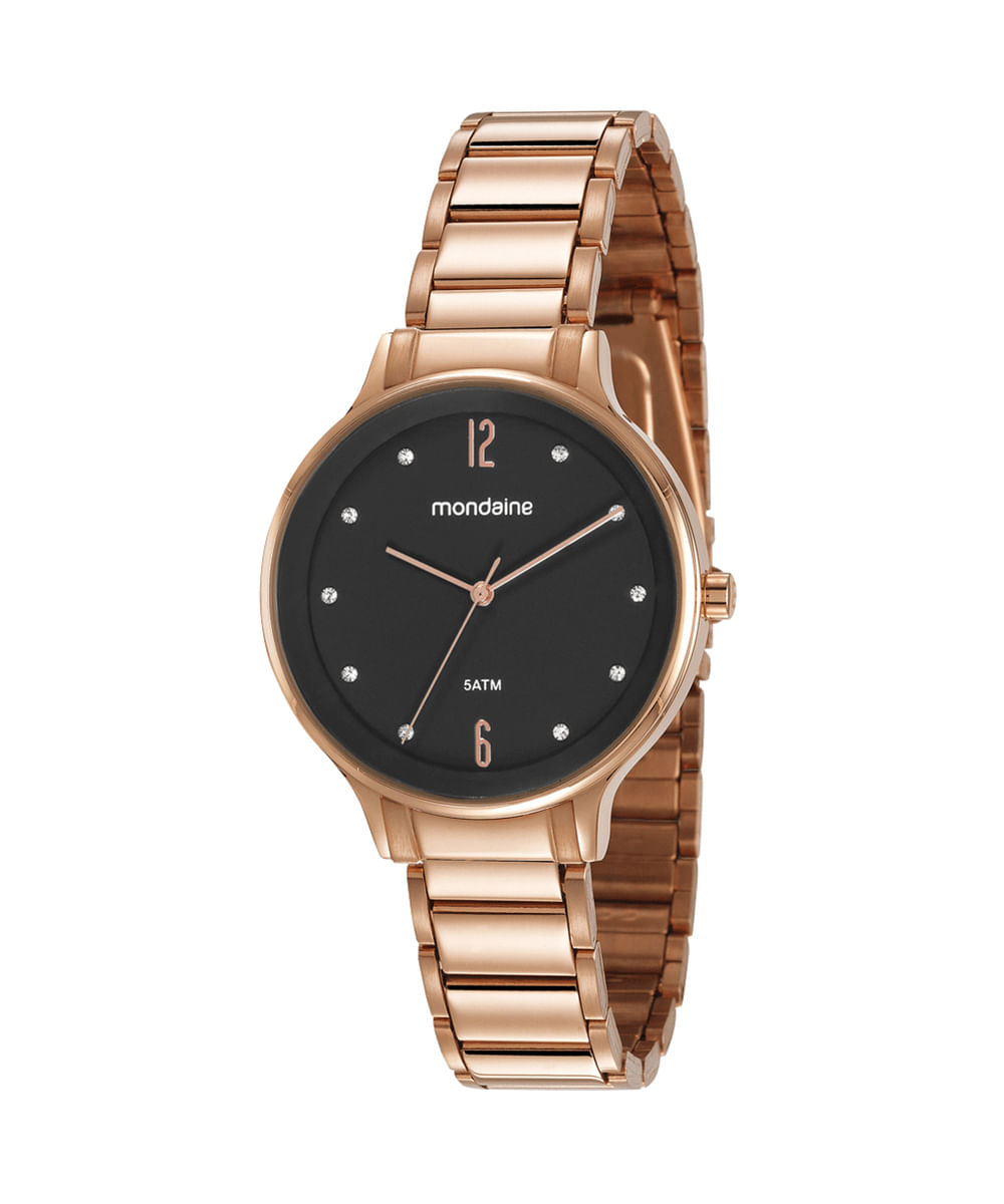 relógio mondaine analógico 53626lpmvre2ks rosê