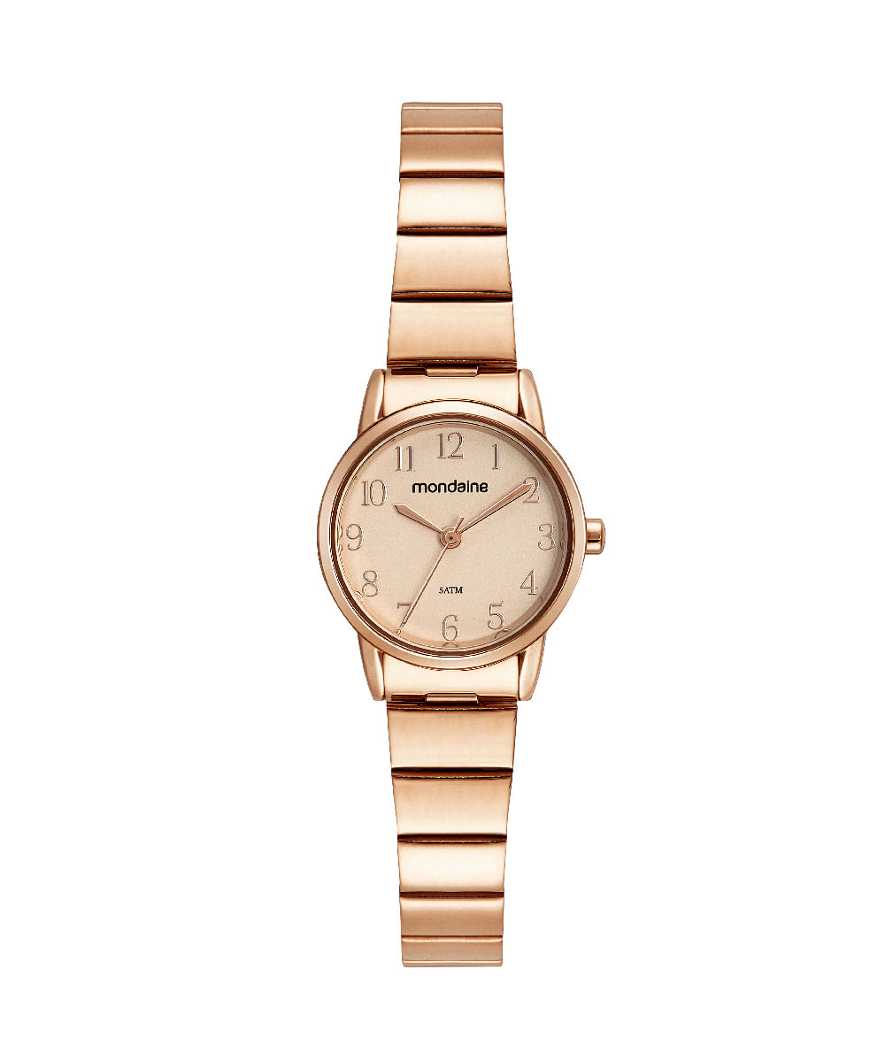 relógio mondaine analógico 32490lpmvre3kr rosê