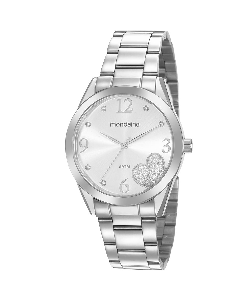 relógio mondaine analógico 99576l0mvne2kf prateado