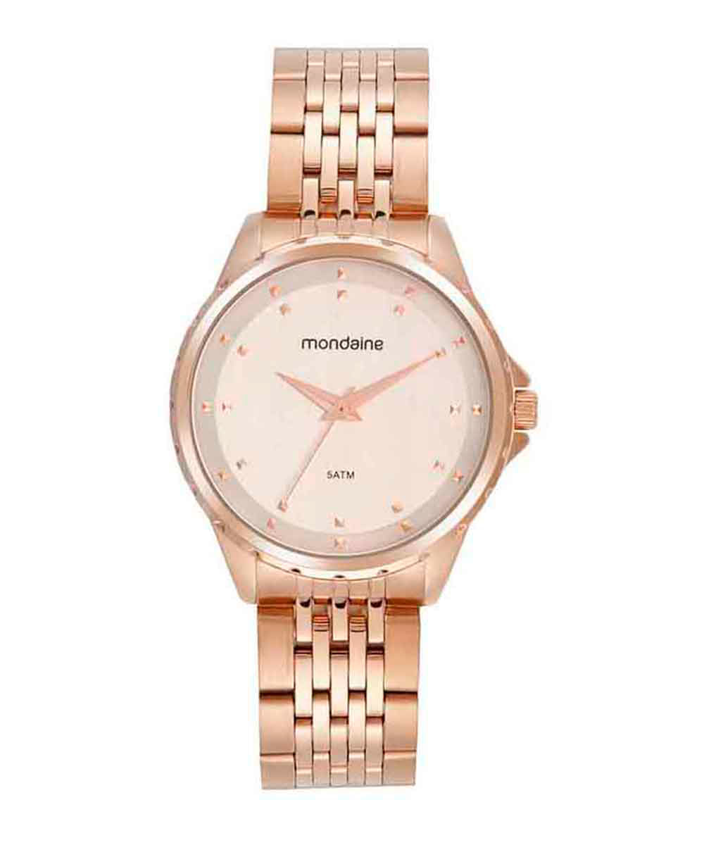 relógio mondaine analógico 32519lpmvre3kj rosê