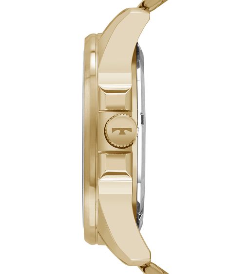 relógio technos analógico 2115nat-1p dourado