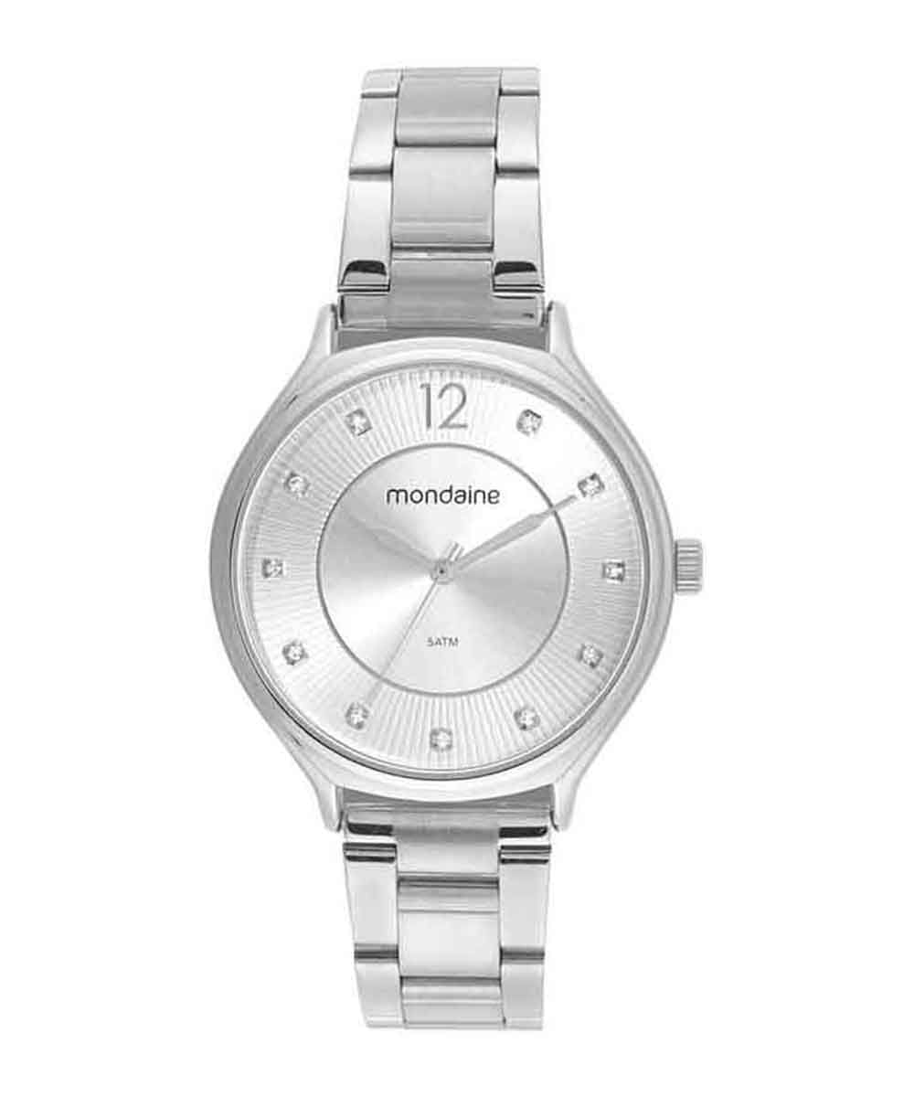 relógio mondaine analógico 32516l0mvne2kr prateado