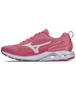 Tênis de Corrida Feminino Mizuno Wave Dynasty 6 Vermelho