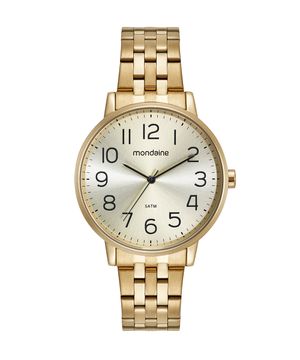 relógio mondaine analógico 32599lpmkde1k1 dourado