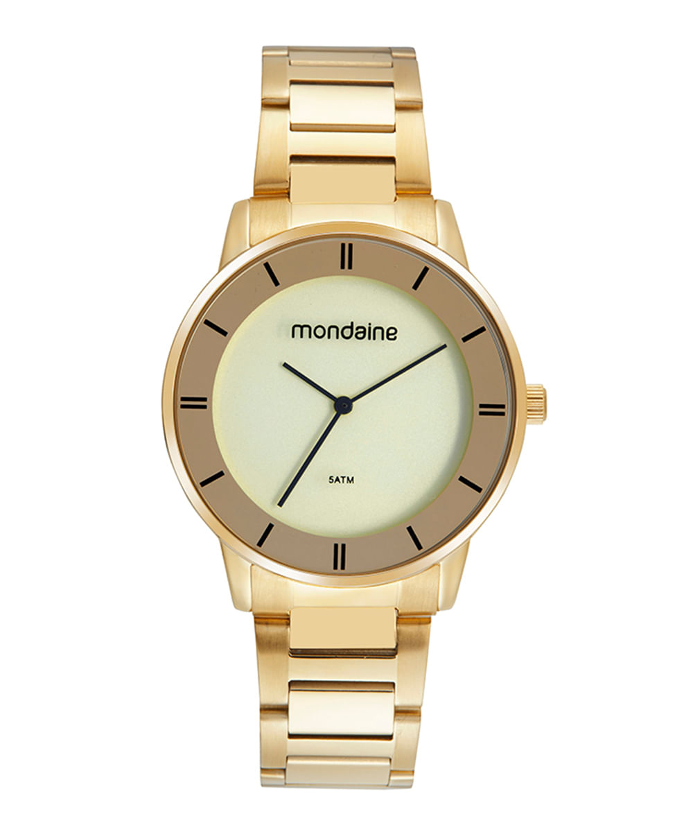 relógio mondaine analógico 32475lpmvde1kr dourado