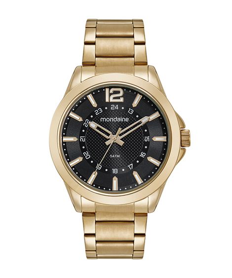 relógio mondaine analógico 32602gpmvde1kr dourado