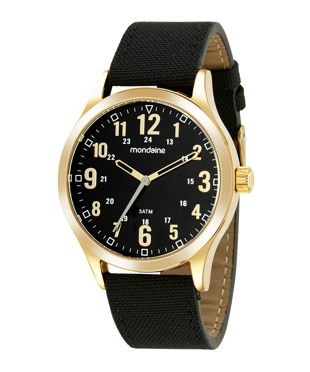 relógio mondaine analógico 99626gpmvdj2kj dourado