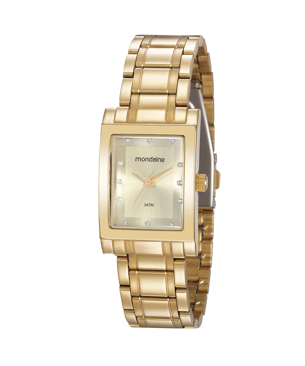 relógio mondaine analógico 32103lpmvde1kj dourado
