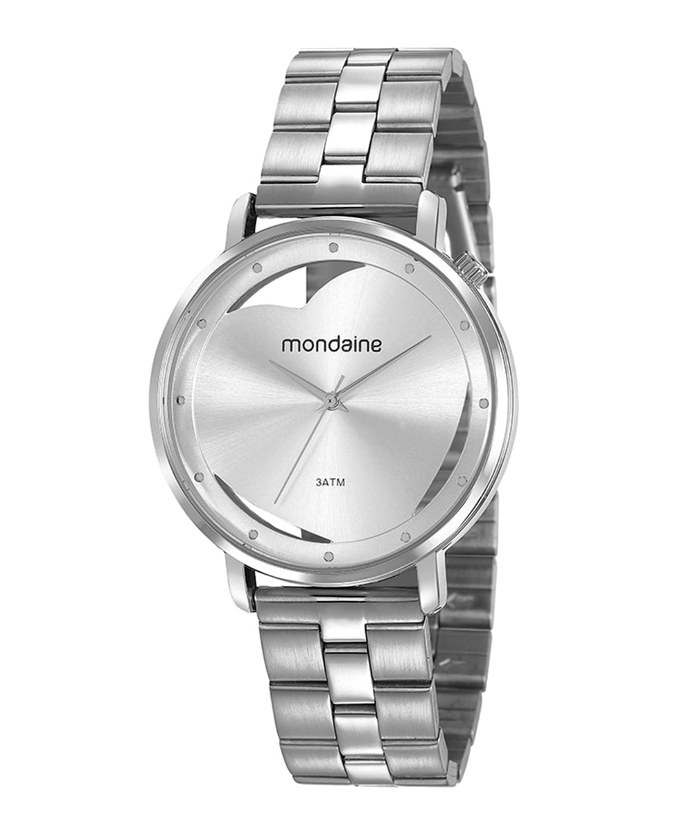 relógio mondaine analógico 53748l0mkne3kr prateado