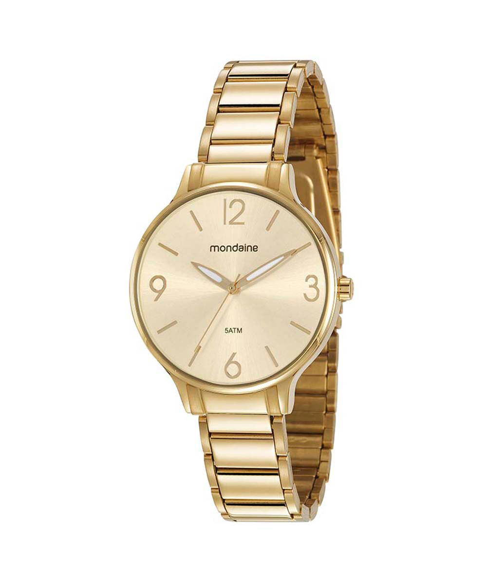 relógio mondaine analógico 53778lpmvde2kt dourado