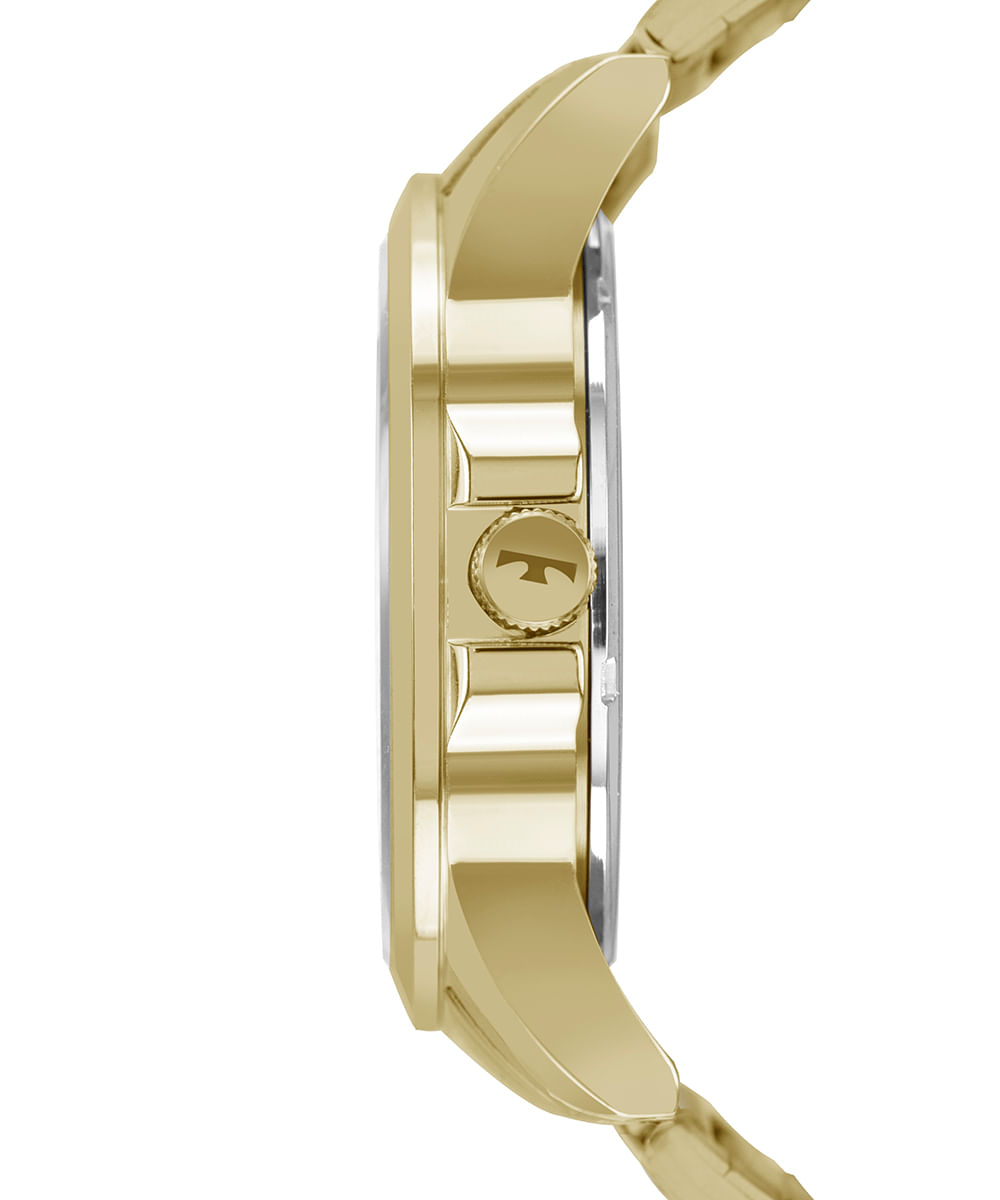 relógio technos analógico 2115mpis-4a dourado